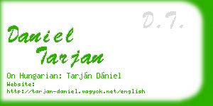 daniel tarjan business card